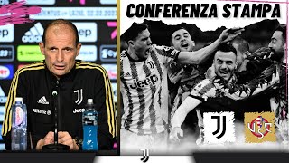 JuventusCremonese la conferenza stampa di Max Allegri [upl. by Aruam]