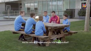 Interview with Leo Messi in La Masia [upl. by Yentruocal113]