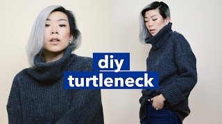 DIY Turtleneck  WITHWENDY [upl. by Aisital]