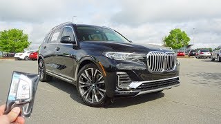 2019 BMW X7 XDrive 40i Start Up Walkaround Test Drive and Review [upl. by Hedaza694]