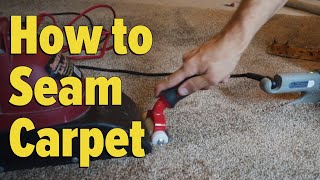 How to Properly Seam New Carpet [upl. by Sathrum]