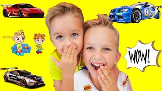 Vlad and Niki new Stories in English Vlad and Nikita cars and toys [upl. by Adnwahsat]