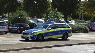 Gelbe Tagesleuchtstreifen NEUER FuStW Polizei Bruchsal [upl. by Antonia]