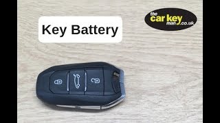 2016 Citroen Picasso change key battery HOW TO [upl. by Ecart]