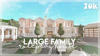 Large family roleplay house  Bloxburg build 70k [upl. by Nomaj]