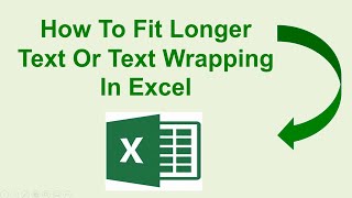 How To Fit Longer Text or Text Wrapping In Excel Excel Tip [upl. by Bekki237]