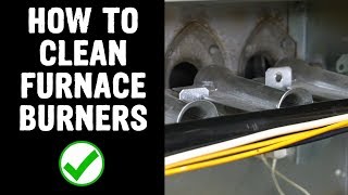 How To Clean Furnace Burners [upl. by Meesaw300]