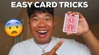 3 EASY CARD TRICKS YOU CAN DO  Sean Does Magic [upl. by Onaivlis919]