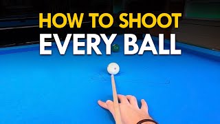 Pool Lesson  How to Shoot Every Ball  Step by Step [upl. by Sybilla]