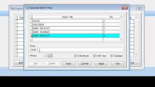 How to create batch in UBS accounting [upl. by Masera66]