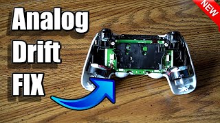 How to FIX ANALOG DRIFT in PS4 Controller 100 Works Cleaning Method [upl. by Atnauqal]