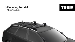 Rooftop Bike Rack  Thule TopRide Mounting Tutorial [upl. by Haleemak]