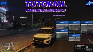 LSPDFR TUTORIAL How To Install amp Use Immersive Dispatch By OfficerPope [upl. by Marl551]