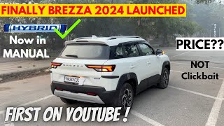 Finally BREZZA 2024 Smart Hybrid Manual LAUNCHED 🚀  brezza zxi 2023  brezza 2024 new model [upl. by Hummel690]