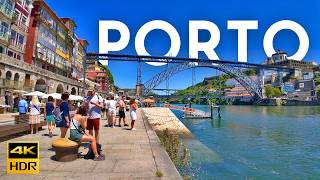 PORTO Portugal Walking Tour 4K HDR [upl. by Enamart]