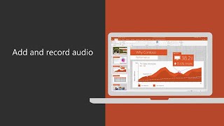 How to add and record audio in your PowerPoint presentation [upl. by Pudens]