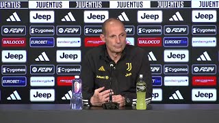 JUVE  GENOA  Allegri quotMondiale per club Sarà una bellissima avventuraquot Conferenza stampa [upl. by Treblih373]