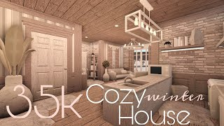 BLOXBURG 35K COZY WINTER HOUSE  NOGAMEPASS [upl. by Nemra915]