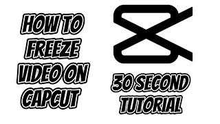 How to FREEZE or Pause Video on CapCut [upl. by Saraiya]