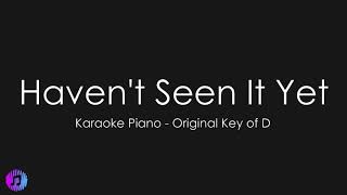 Danny Gokey  Havent Seen It Yet  Piano Karaoke Original Key of D [upl. by Nwahsel443]