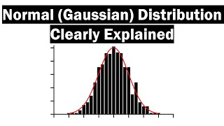 The Normal Gaussian Distribution  Clearly Explained [upl. by Annazor]