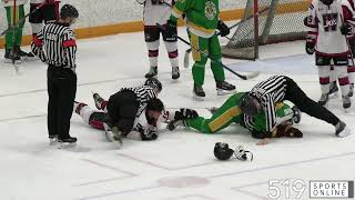 PJHL  Wellesley AppleJacks vs Hespeler Shamrocks [upl. by Hamrnand]