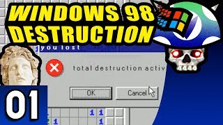 Vinesauce Joel  Windows 98 Destruction  Part 1 [upl. by Knighton]