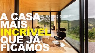 ARQUITETURA MINIMALISTA  CASA DE VIDRO NAS MONTANHAS É A MAIS LINDA QUE JÁ FICAMOS [upl. by Leuqcar]