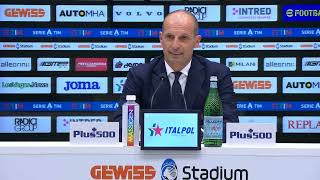 POST  ATALANTA  JUVE 11  Allegri quotrosso a Szczesnyquot Conferenza Stampa [upl. by Mazlack220]