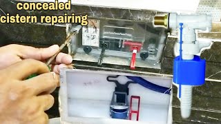 How to repair leaking concealed cistern [upl. by Akehsay]