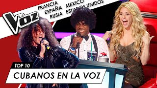 Top 10 Cantantes Cubanos en LA VOZ [upl. by Ernestine828]