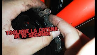 come togliere la catena di una bici in 10 secondi [upl. by Calabresi]