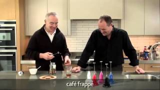 How to make a frappé coffee using an aerolatte milk frother [upl. by Hamner355]