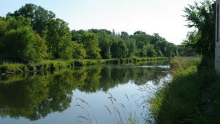 Speed River Hespeler Millpond amp Dam Cambridge Ontario [upl. by Grissom586]