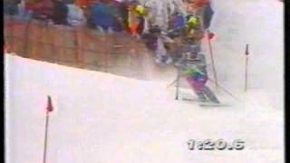 ALBERTO TOMBA KITZBUHEL 1992avi [upl. by Lais722]