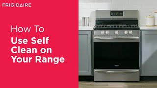 How To Use Self Clean On Your Range [upl. by Anadal]