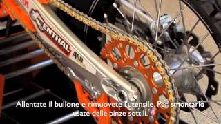 Guida Sostituzione Catena Trasmissione Moto [upl. by Howlan]