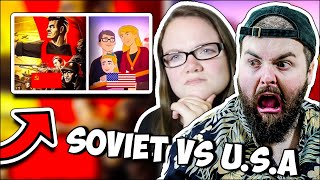 Irish Couple reacts SOVIET ARMY AD vs US ARMY AD [upl. by Arvind]