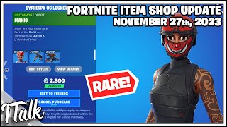 NEW EMOTES amp SUPER RARE ITEMS RETURN Fortnite Item Shop November 27th 2023 [upl. by Iams122]