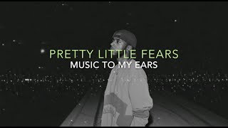 Pretty Little Fears 6lack ft J Cole Clean Lyrics [upl. by Calla]