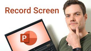 How to Record Screen using Microsoft PowerPoint [upl. by Birmingham]