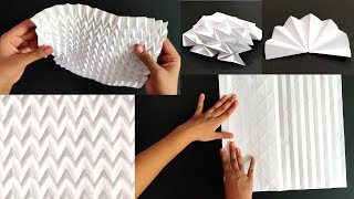 Learn Origami 01  Basic Paper Fold Patterns  How To Make Basic Folds By Deepali Karanjavkar [upl. by Annairt]