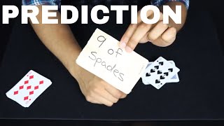 INSANELY EASY Prediction Card Trick [upl. by Vedetta591]