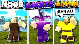 Roblox NOOB vs HACKER vs ADMIN SKY BASE BUILD in BOOGA BOOGA [upl. by Igenia]