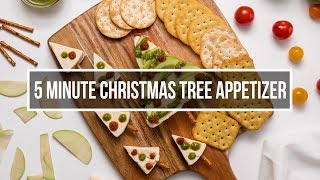 5 Minute Christmas Tree Appetizer [upl. by Yauqram]