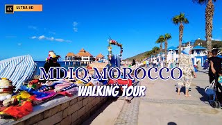 Mdiq MOROCCO Walking Tour  4K Part 1  Rincon [upl. by Anirtik]