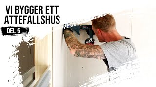 Vi bygger ett Attefallshus  Tiny House  Innerväggar fönster och dörrar [upl. by Solokin877]