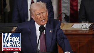 WATCH Trump makes joint address to Congress Democrats respond [upl. by Drislane928]