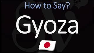 How to Pronounce Gyoza CORRECTLY [upl. by Artie951]