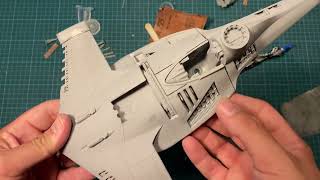 124 Mando N1 Starfighter Build 1 [upl. by Navlys]